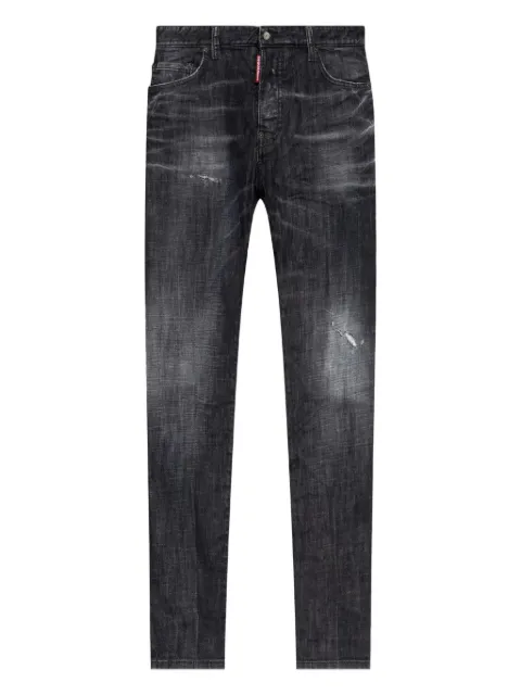 DSQUARED2 logo-patch jeans Black S74LB1726S30357