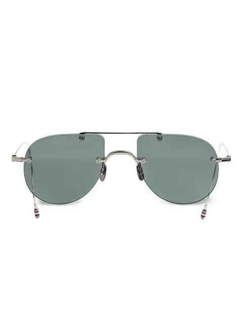 Thom Browne Eyewear pilot-frame sunglasses Silver UES939A