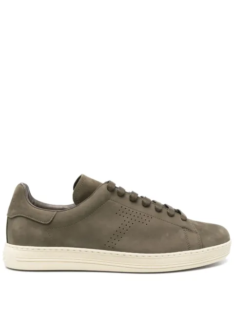 TOM FORD suede sneakers Green J1507LCL215N