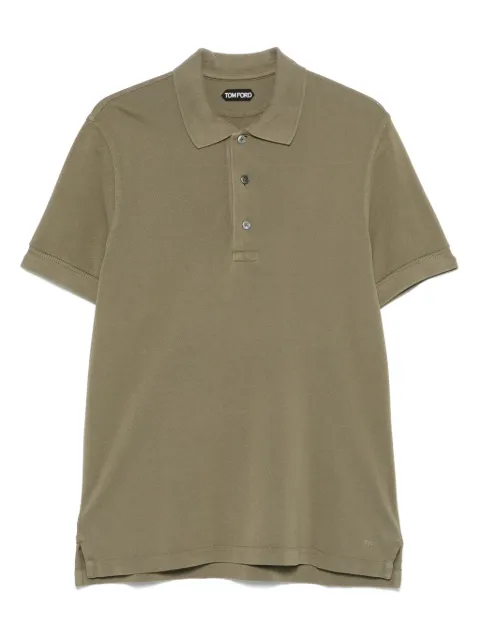 TOM FORD short-sleeve polo shirt Green JPS011JMT013