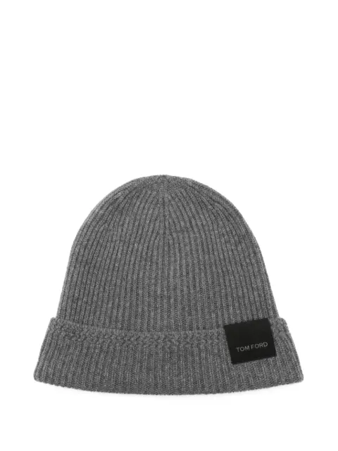 TOM FORD cashmere beanie hat Grey KHR005YMK065
