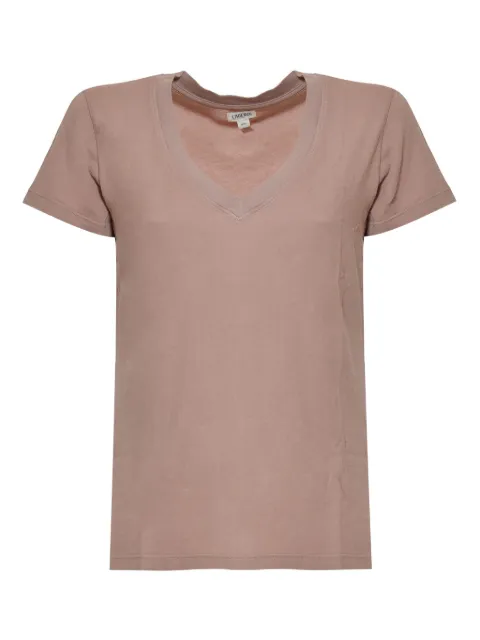 L'Agence scoop-neck t-shirt Pink 5485DCJSEPI