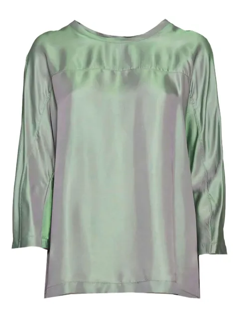 ASPESI iridescent blouse Green 5638P10101385
