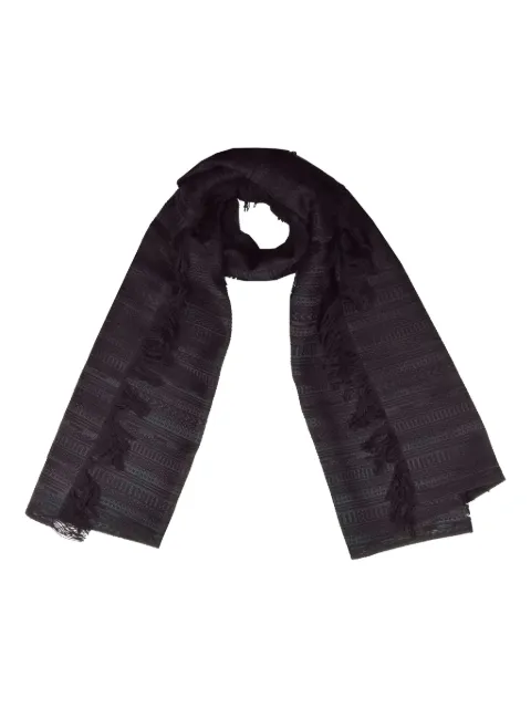 Max Mara fringed scarf Black 2414541112600