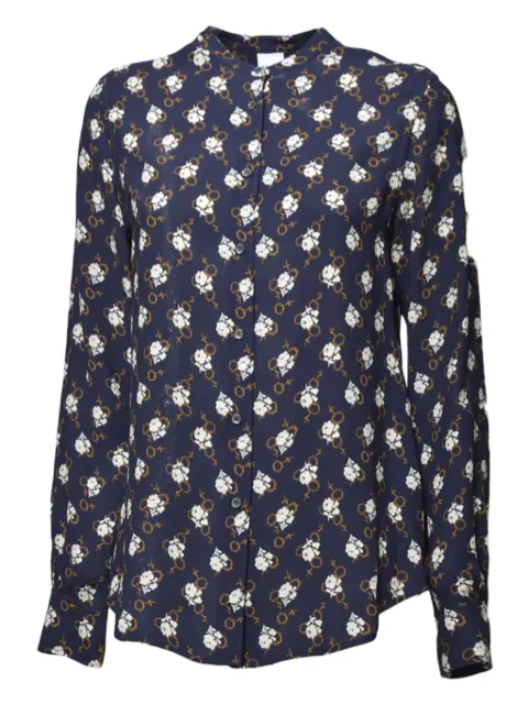 ASPESI floral-print button-up shirt Blue 5416P58765098