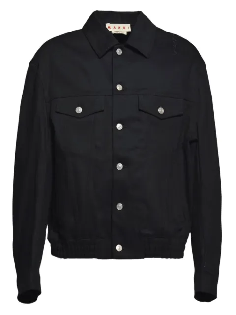 Marni buttoned denim jacket Black JUJU0049S0UTC418