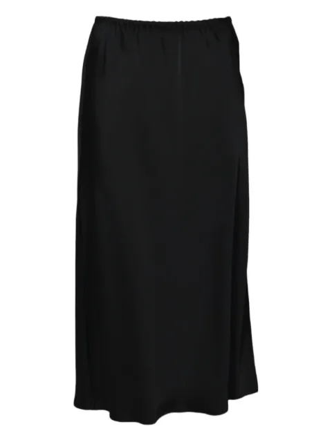 Jil Sander satin midi skirt Black J04MA0107