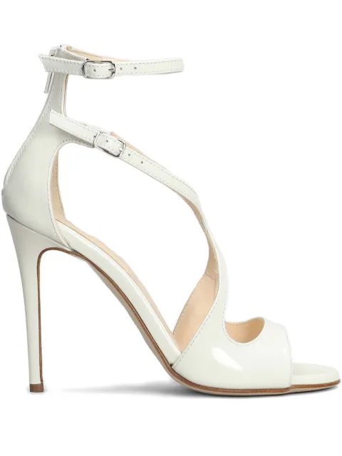Anna F. leather sandals White 3836