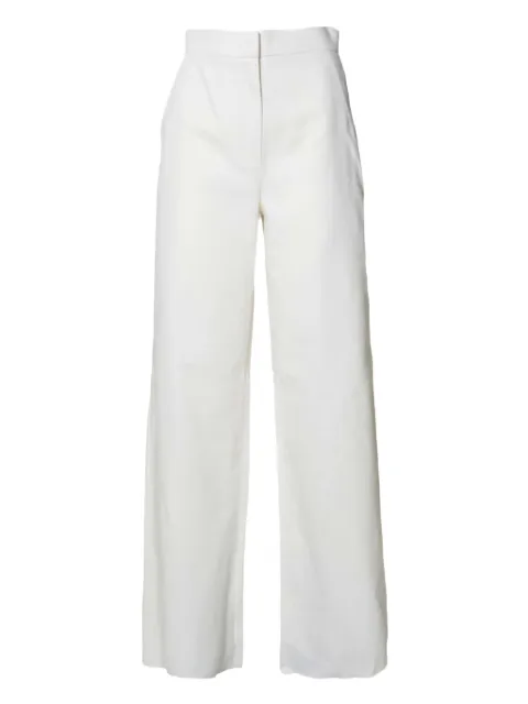 Max Mara high-waisted trousers White 2511131051600001