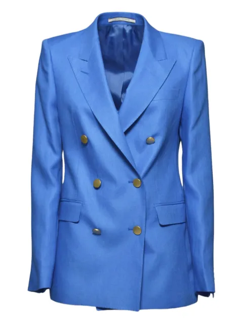 Tagliatore double-breasted blazer Blue JPARIGI10B340021U25E107MET150EI857