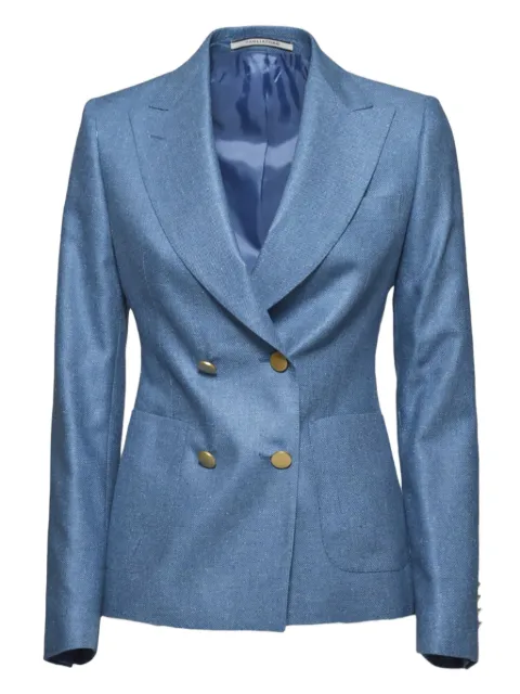 Tagliatore double-breasted tailored blazer Blue JCORAL1EK440044U25E250MET150I3161