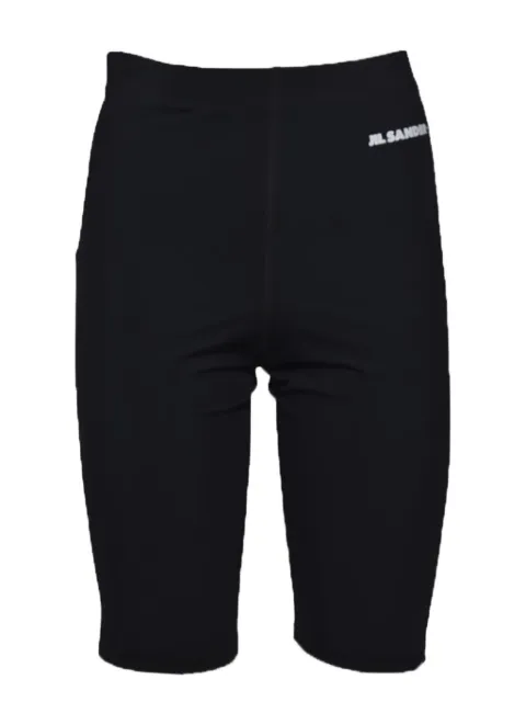 JIL SANDER+ cotton biker shorts Black J40MU0120J20031