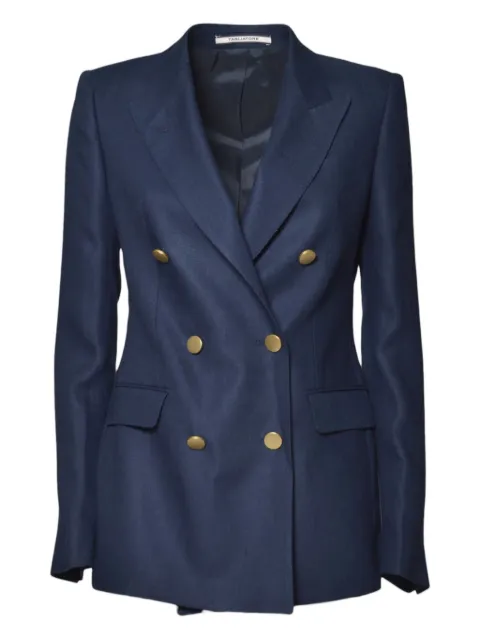 Tagliatore double-breasted blazer Blue JPARIGI10B340021U25E107MET150EB