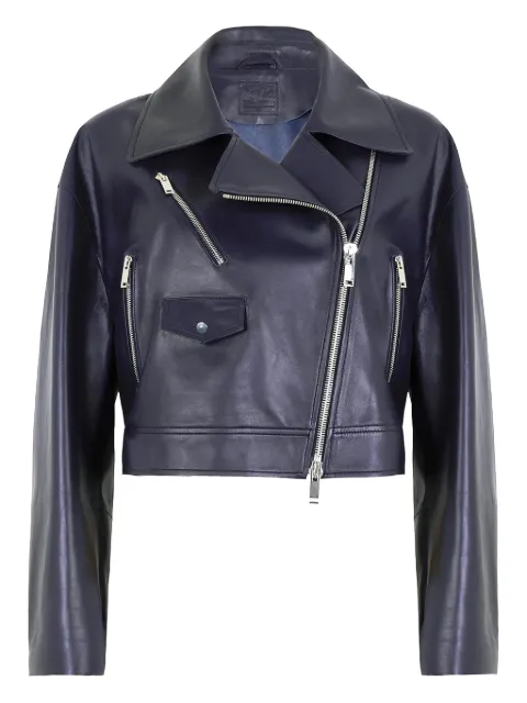 Desa 1972 leather jacket Blue K14517