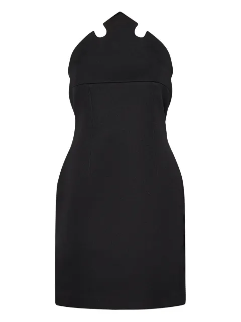 Coperni x Disney crown-shaped bustier dress Black DR184F3004