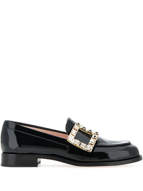 Roger Vivier decorative-buckle loafers Black RVW70041080D1P