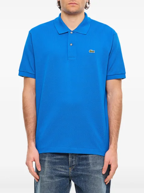 Lacoste logo-appliqué polo shirt Blue 12123D3