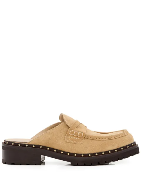 Golden Goose stud-detail mules Neutrals GWF00862F006914