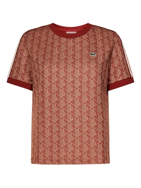 Lacoste monogram t-shirt Orange TF3244GTI