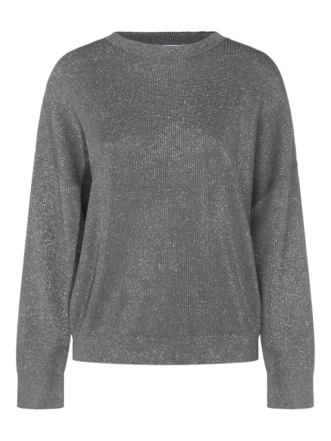 Brunello Cucinelli lurex sweater Grey MAZ260200CXP07