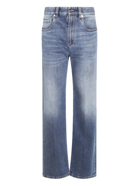 Brunello Cucinelli pressed-crease jeans Blue MP114P4006C8986