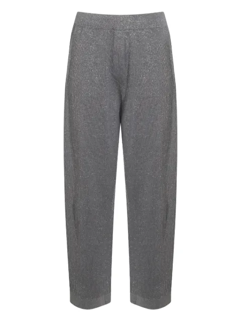 Brunello Cucinelli ribbed trousers Grey MAZ260299CXP07