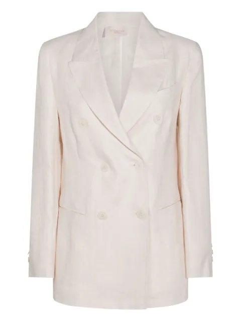 Montedoro linen blazer Neutrals 6B1011N7058020