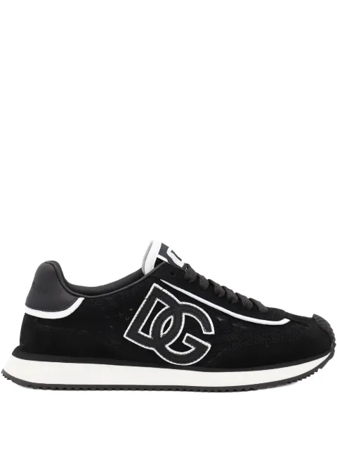 Dolce & Gabbana logo-patch sneakers Black CK2340A9AC2