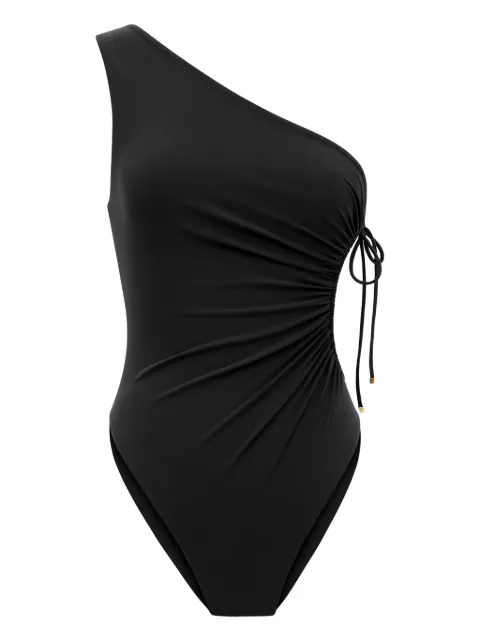 Saint Laurent asymmetric one-shoulder swimsuit Black 820667Y37WV1000