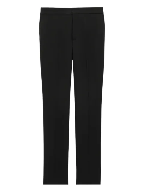 Saint Laurent concealed-fastening trousers Black 819925Y7E63