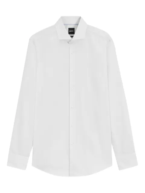 BOSS long-sleeve button-up shirt White 50545148