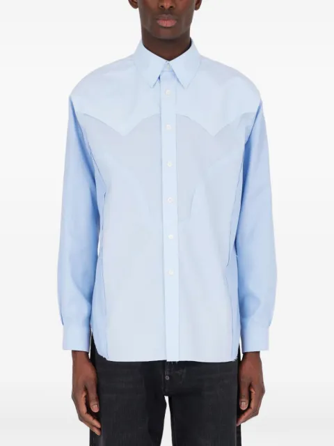 Maison Margiela panelled shirt Blue S50DT0062MTN109