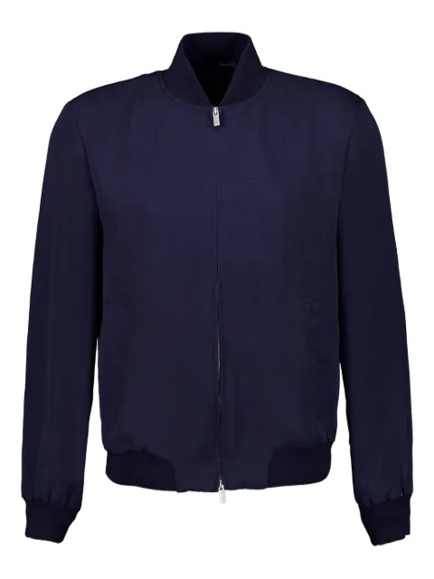 Boglioli zip-up jacket Blue OC0204SB5106