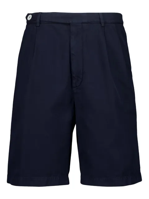 Brunello Cucinelli pleated cotton shorts Blue MP52DG0620C2517