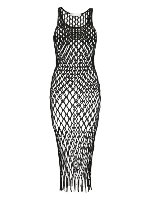 Christopher Esber mesh-knitted tank dress Black 25023264BLACK