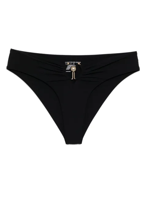 Christopher Esber ruched orbit high brief Black 25027207BLACK