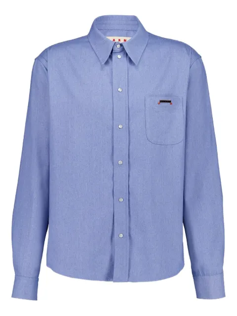 Marni cotton shirt Blue CUJU0015A2UTC476