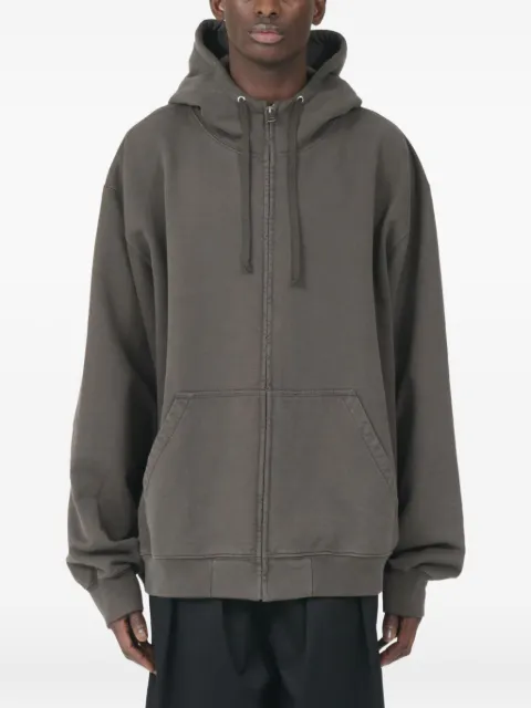 Maison Margiela Numbers-motif hooded jacket Brown S67HG0023M25027