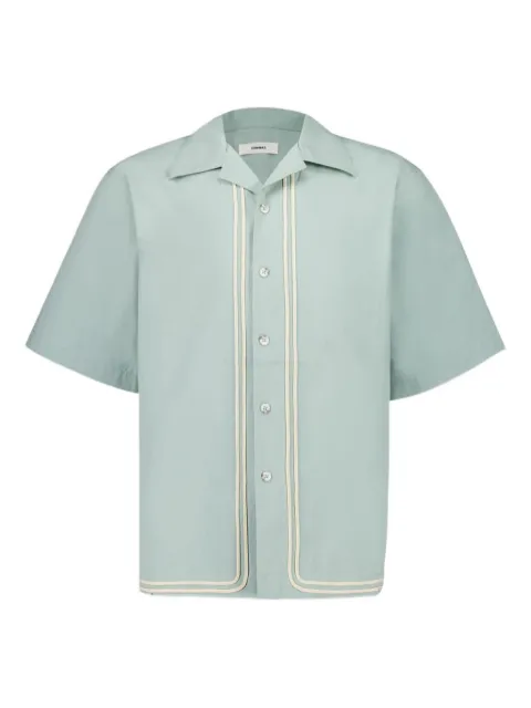 COMMAS braided camp-collar shirt Blue C021T