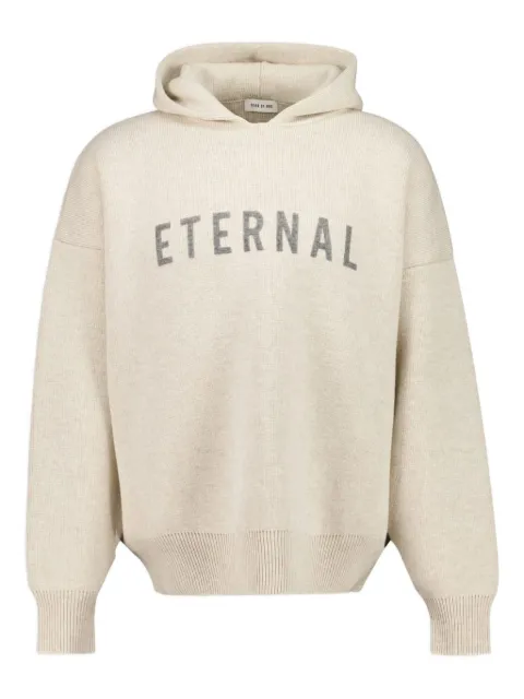 Fear Of God Eternal Knit hoodie Neutrals FGE2202031LAW