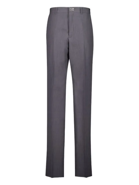 Givenchy logo-detail pleated trousers Grey BM51JJ13MP