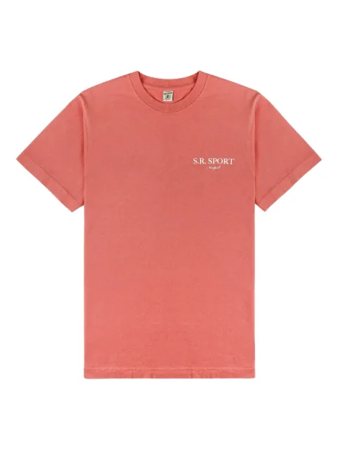 Sporty & Rich cotton T-shirt Pink TO043612201P139