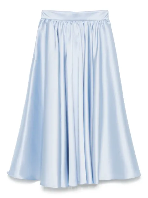 Blanca Vita satin skirt Blue GEKY7214
