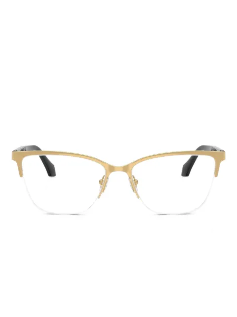 Versace Eyewear cat eye-frame glasses Gold VE13041002