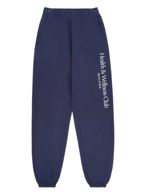 Sporty & Rich H&W Crest track pants Blue PA036612241BL106