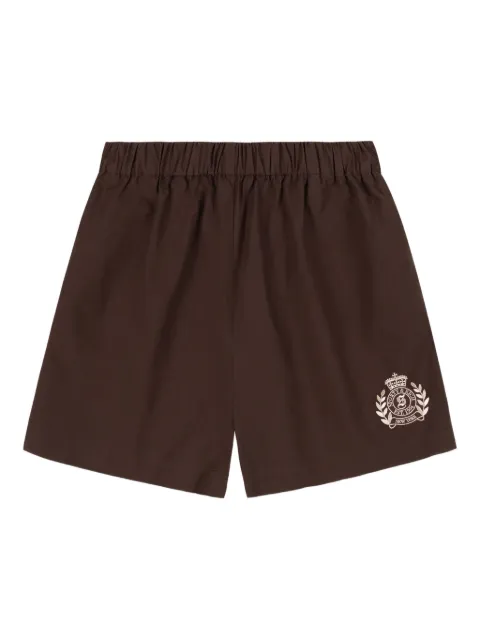 Sporty & Rich H&W Crest shorts Brown SH012612241BR03