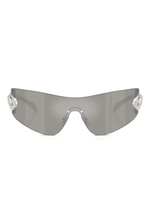 Versace Eyewear Medusa shield-frame sunglasses Grey VE228010006G