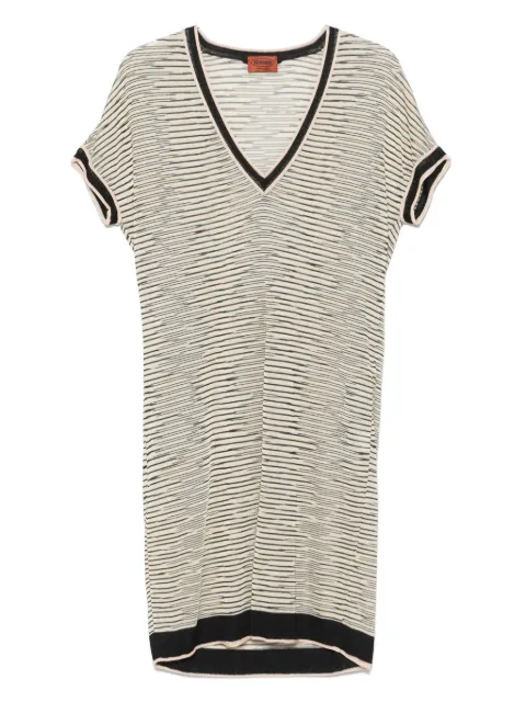 Missoni Pre-Owned 2010s striped dress Yellow MI250ZG