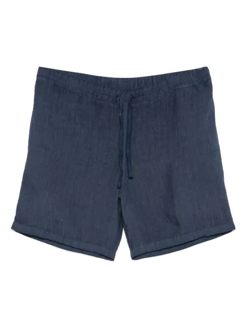 120% Lino linen shorts Blue 32ALIM29DZ0000253