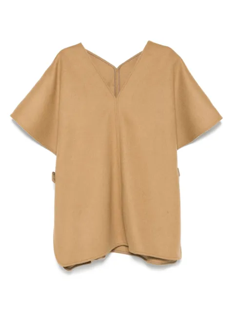 Moncler wool-blend poncho Brown J20933G000190U261